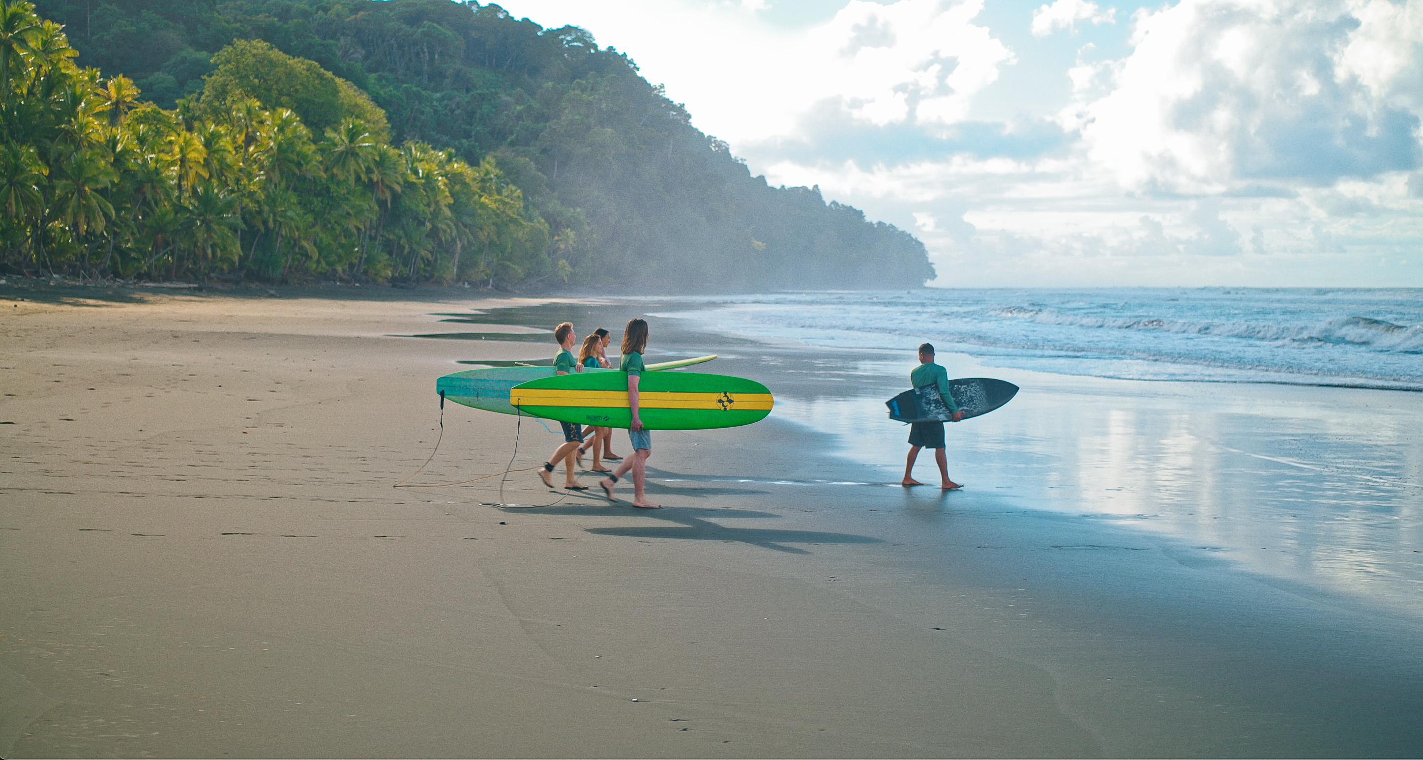 Surfer in Pavones