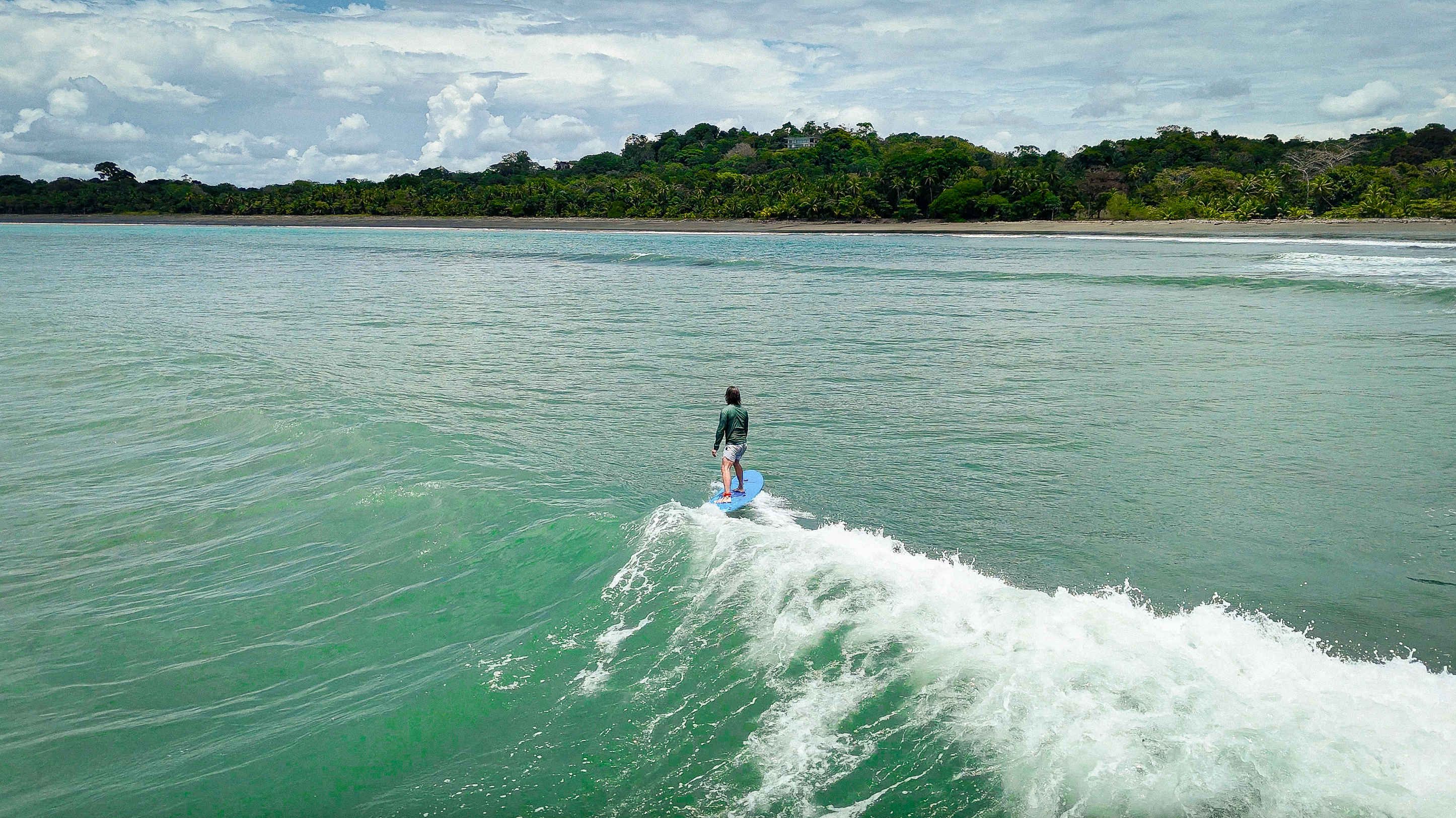 Surfer in Pavones